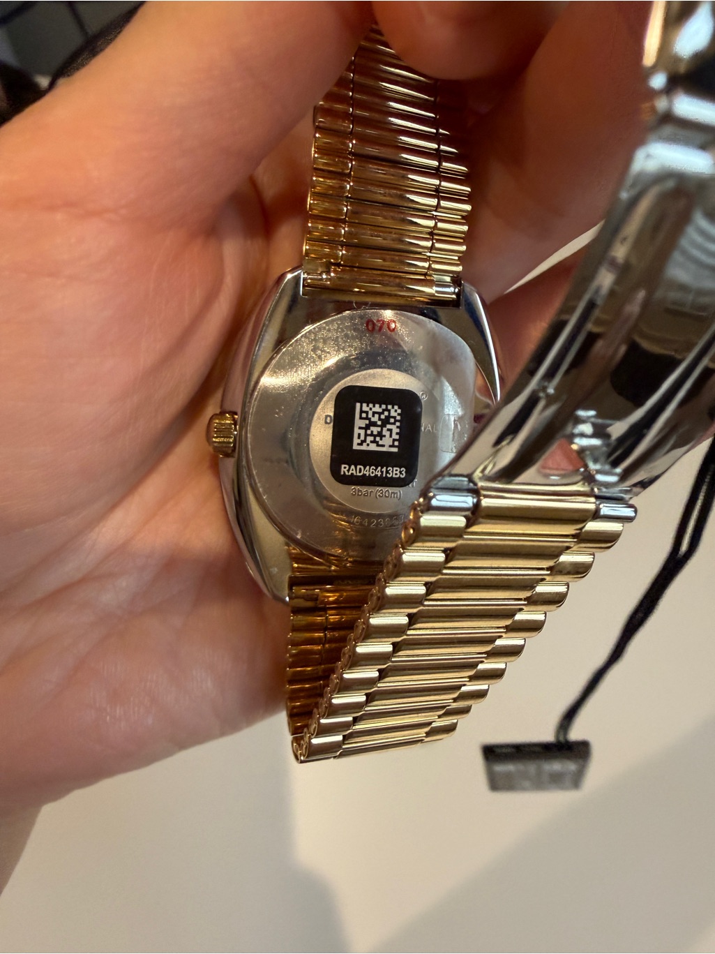 Rado Gold-Tone Automatic Watch With Diamond Markers 35 — image 3 of 8